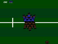 une photo d'Ã©cran de Super Rugby sur Nintendo Nes